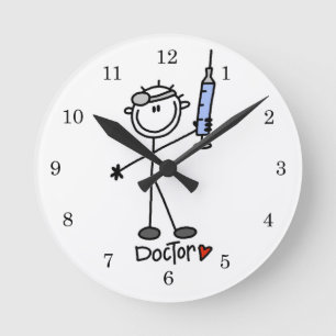 Horloge Ronde Médecin Bâtonnet de Base
