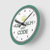 Horloge Ronde Medical coder clock (Angle)