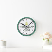 Horloge Ronde Medical coder clock (Maison)