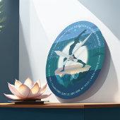 Horloge Ronde Méditation de l'instructeur de yoga Pose Moon Flyi