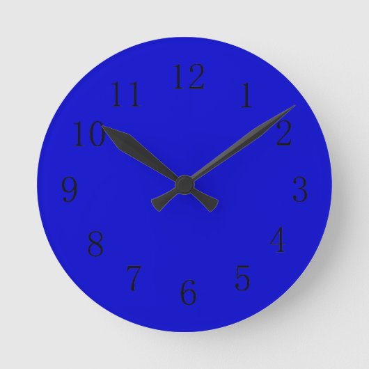 Horloge Ronde Medium de Blue Kitchen Wall Clock (Recto)