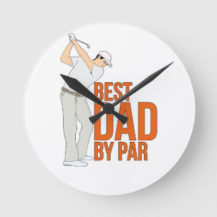 Horloge Ronde Meilleur papa par rapport