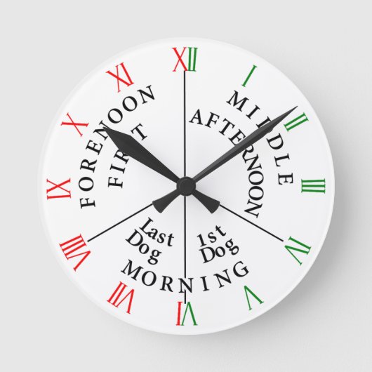 Horloge Ronde Mens de veille (Recto)