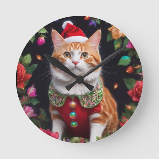 Horloge Ronde Meowy (Recto)