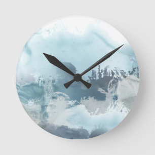 Horloge Ronde Mer de forêt