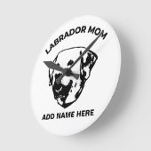 Horloge Ronde Mère de Labrador (Angle)