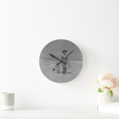 Horloge Ronde Mère et Fils (Maison)