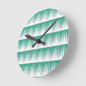 Horloge Ronde Merveille de l'arbre de Noël de saison (Angle)