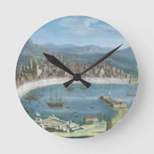 Horloge Ronde Messine - une vue panoramique du port