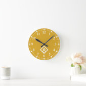 Horloge Ronde Mesure de bois cassé (Maison)