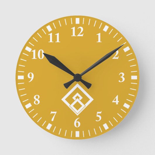 Horloge Ronde Mesure de bois cassé (Recto)