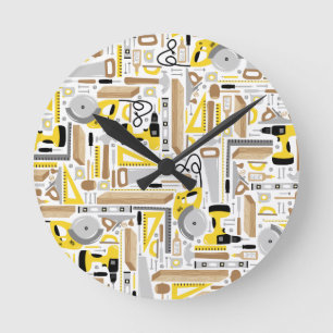 Horloge Ronde Mesurer deux fois, couper une fois