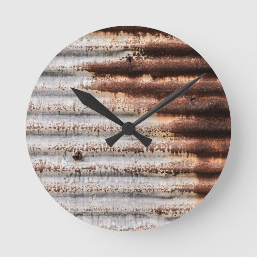 Horloge Ronde Metal Vintage (Recto)