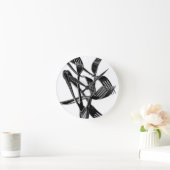 Horloge Ronde Métallique (Maison)