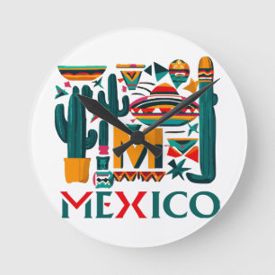 HORLOGE RONDE MEXIQUE