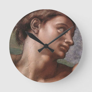 Horloge Ronde Michelangelo Création Adam Dieu Art