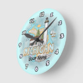 Horloge Ronde Michigan Lighthouse clock (Angle)
