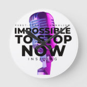 Horloge Ronde Microphone (Recto)