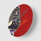 Horloge Ronde Microphone (Angle)
