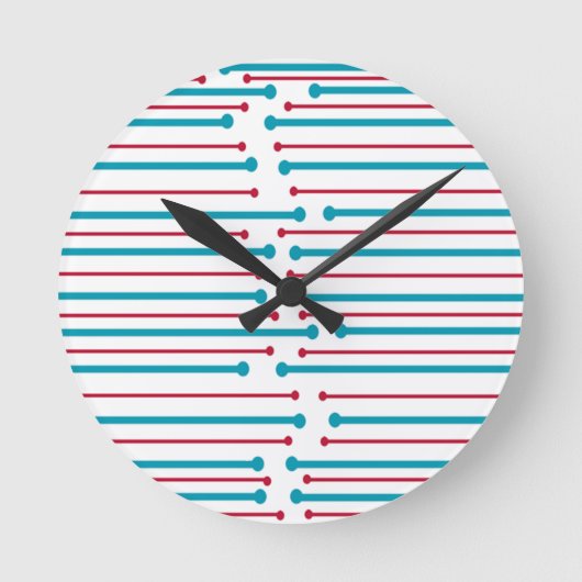 Horloge Ronde Midcentury modern (Recto)