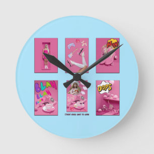 Horloge Ronde Mikitiez premier film nuit princesse poupée T-shir