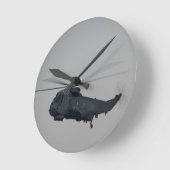 Horloge Ronde Military Sea King Helicopter (Angle)