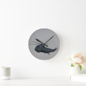Horloge Ronde Military Sea King Helicopter (Maison)