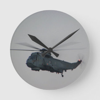 Horloge Ronde Military Sea King Helicopter
