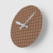 Horloge Ronde Milk chocolat (Angle)