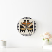Horloge Ronde Mimbres Twin Birds (Maison)