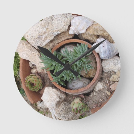 Horloge Ronde Miniature de Rockery (Recto)