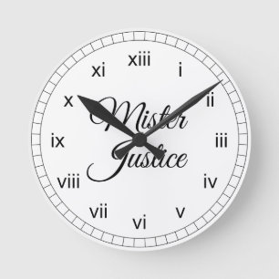Horloge Ronde Ministre de la Justice