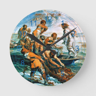 Horloge Ronde Miraculous Draught of Fishes