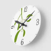 Horloge Ronde Mistletoe (Angle)