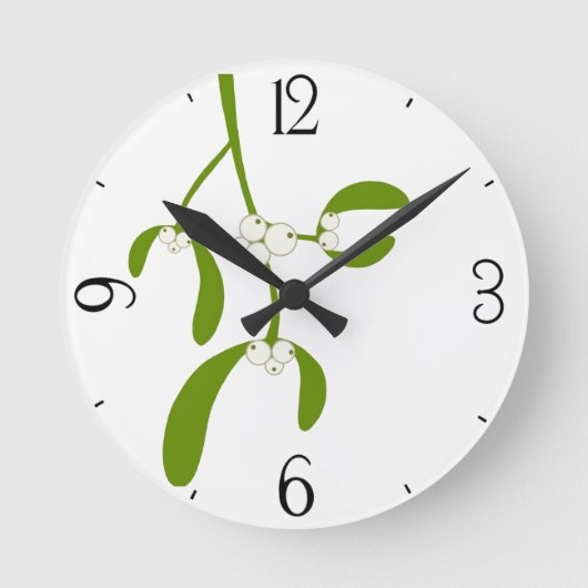 Horloge Ronde Mistletoe (Recto)