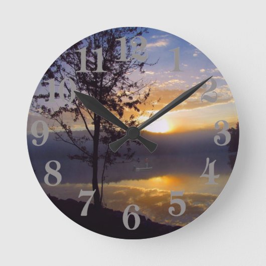 Horloge Ronde Misty Reflections (Recto)