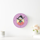 Horloge Ronde Mme Birdy (Maison)