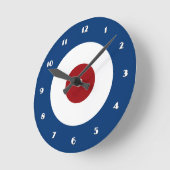 Horloge Ronde Mod Bullseye Archery (Angle)