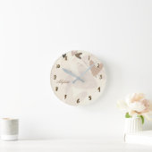 Horloge Ronde Mod Coeurs moisi (Maison)