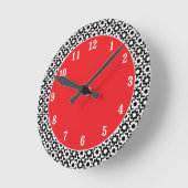 Horloge Ronde Mod Flower Power (Angle)