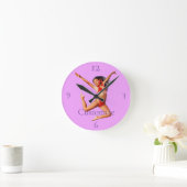 Horloge Ronde Modèle Bikini de danse Thunder_Cove (Maison)