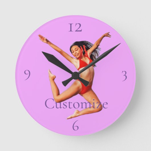 Horloge Ronde Modèle Bikini de danse Thunder_Cove (Recto)