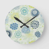 Modèle floral élégant avec fleurs mignonnes