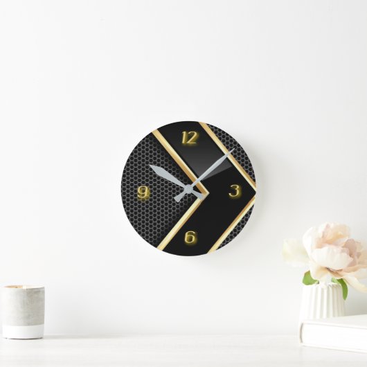 Horloge Ronde Modern art deco (Maison)