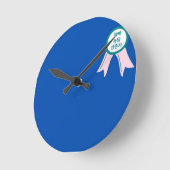 Horloge Ronde “Modern Minimalist Funny Dad Joke Survivor Korean  (Angle)