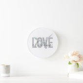 Horloge Ronde Moderne, cool, simple, minimal, design Love Chicag (Maison)