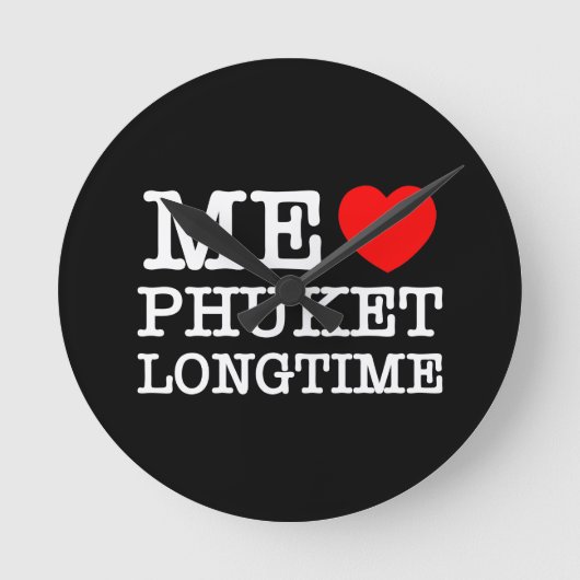 HORLOGE RONDE MOI LOVE PHUKET LONGTEMPS (Recto)