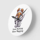 Horloge Ronde Moins d'aboiement, plus de baguage (Angle)