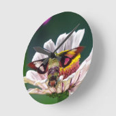 Horloge Ronde Mois des colibris (Angle)