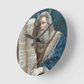 Horloge Ronde Moïse et les dix commandements (Angle)